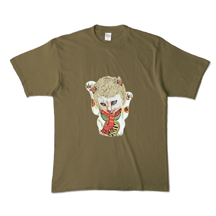 カラーTシャツ - XL - オリーブ (濃色)