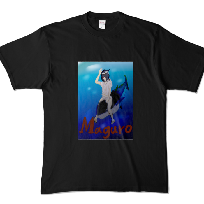 カラーTシャツ - XL - ブラック (濃色)