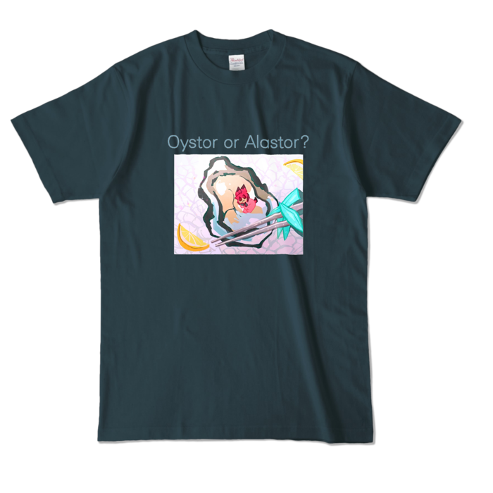 カラーTシャツ - L - デニム (濃色)