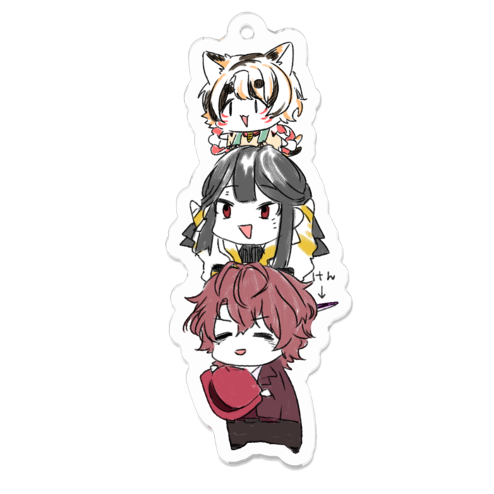 アクリルキーホルダー - 70 x 70 (mm)