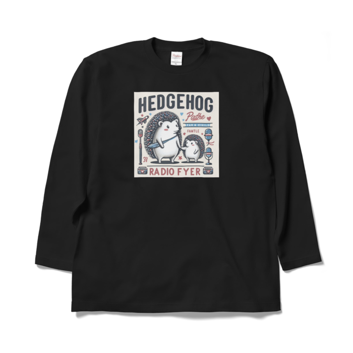 ロングスリーブTシャツ - XL - ブラック