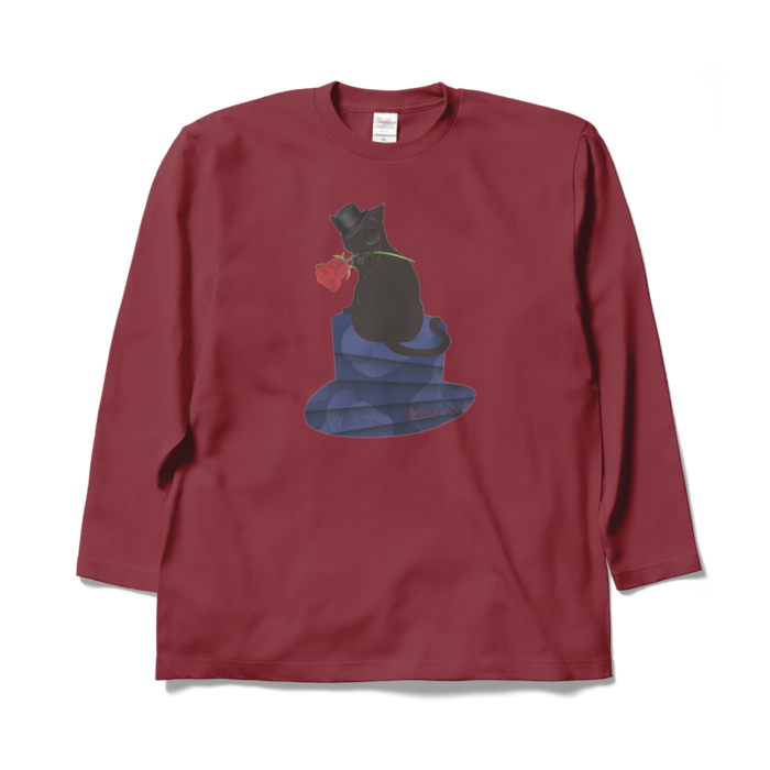 ロングスリーブTシャツ - XL - バーガンディ