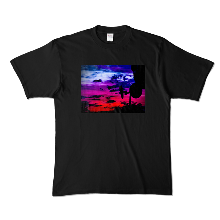 カラーTシャツ - XL - ブラック (濃色)