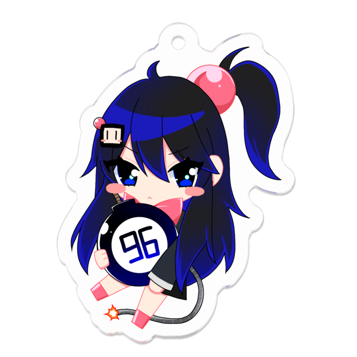 アクリルキーホルダー - 50 x 50 (mm)