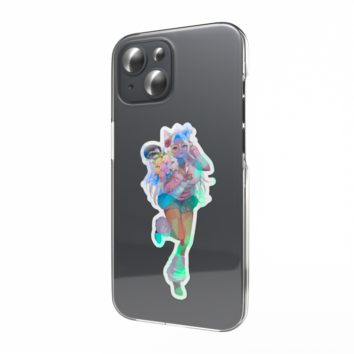 ホログラムスマホステッカー - 縦