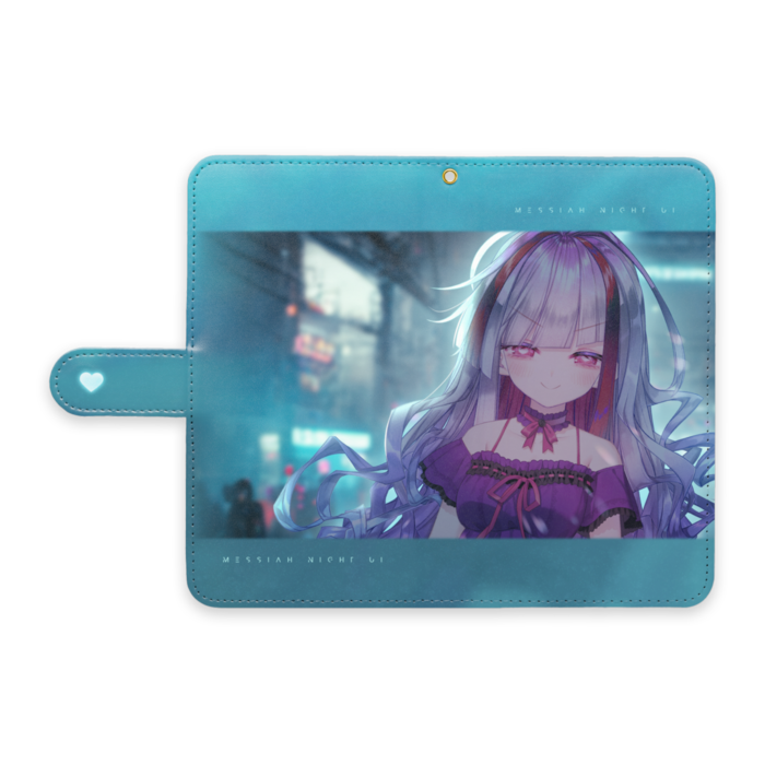 手帳型Androidケース - L - ストラップ穴 あり