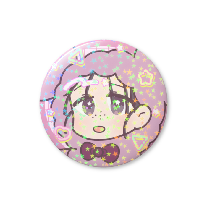 ホログラム缶バッジ - 56mm