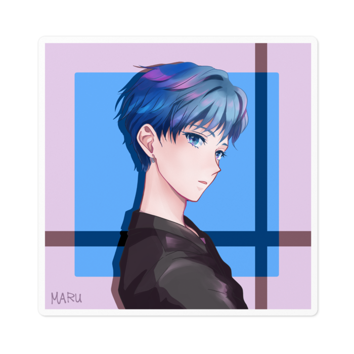 ステッカー - 100 x 100 (mm)