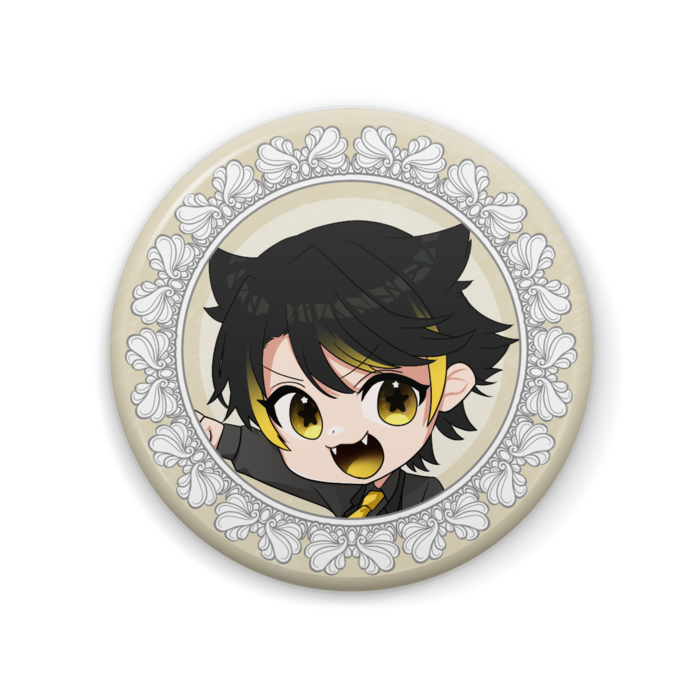きじとら／缶バッジ - 57mm