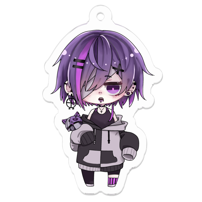 アクリルキーホルダー - 50 x 50 (mm)