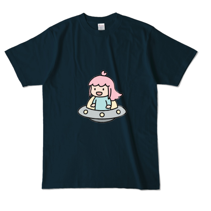 カラーTシャツ - L - ネイビー (濃色)
