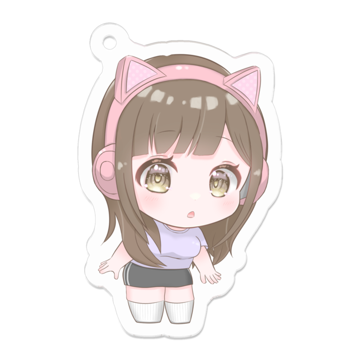 アクリルキーホルダー - 50 x 50 (mm)