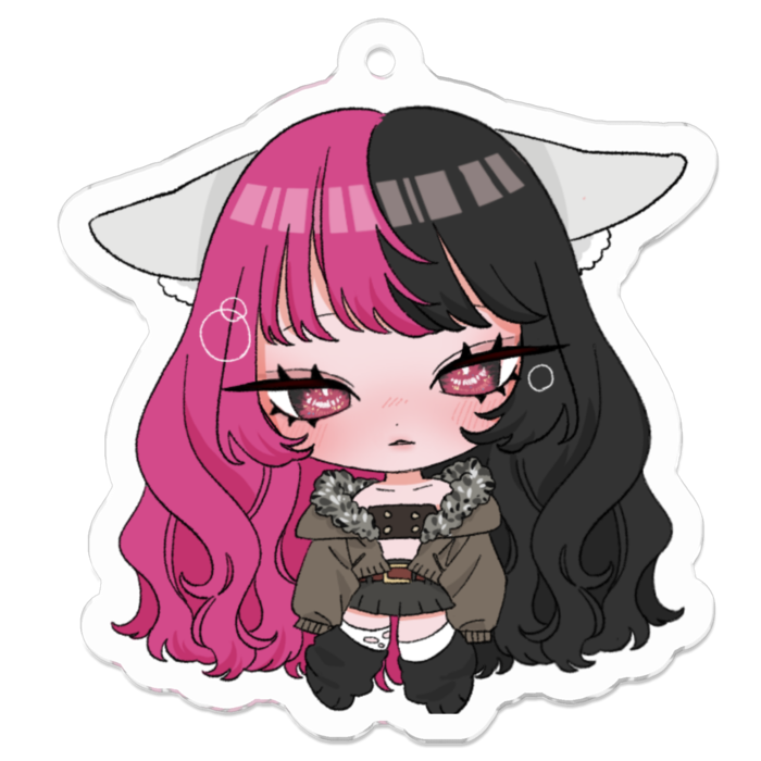 アクリルキーホルダー - 50 x 50 (mm)