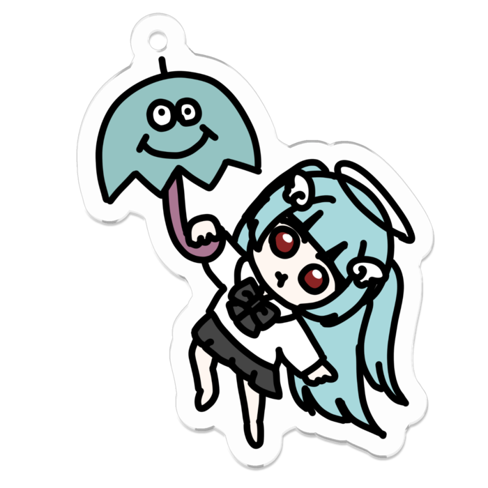 アクリルキーホルダー - 50 x 50 (mm)