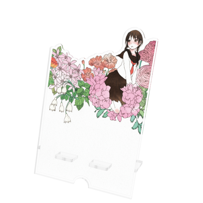 アクリルスマホスタンド - 100x160mm(ケーブル穴あり)