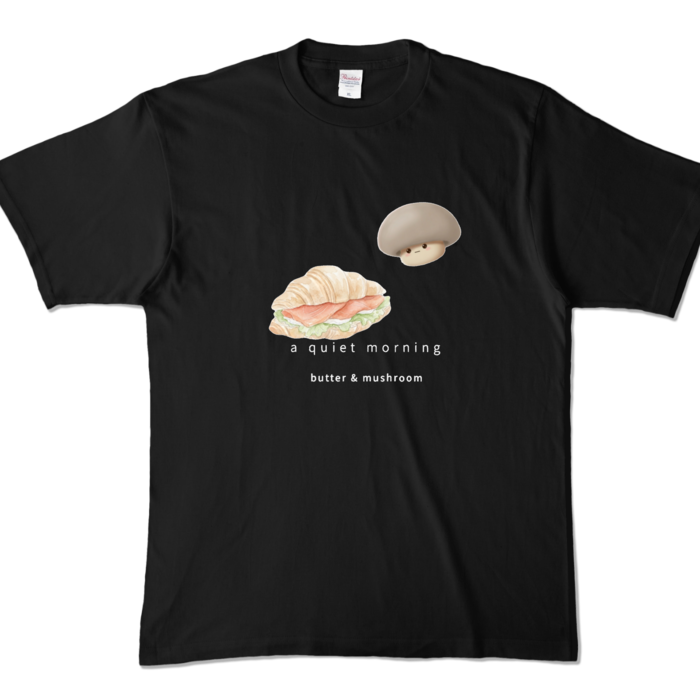 カラーTシャツ - XL - ブラック (濃色)