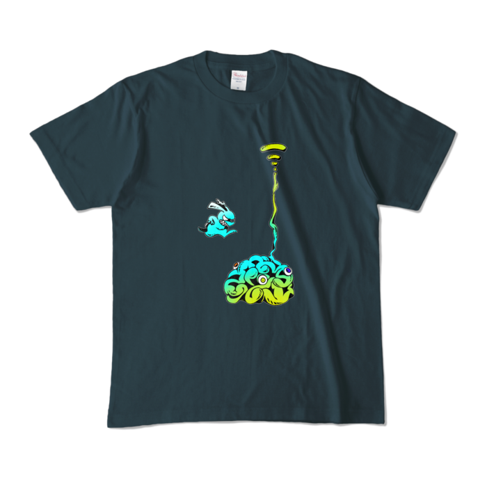 カラーTシャツ - M - デニム (濃色)(6)