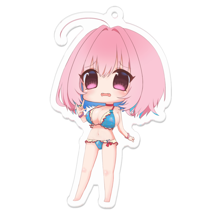 アクリルキーホルダー - 70 x 70 (mm)