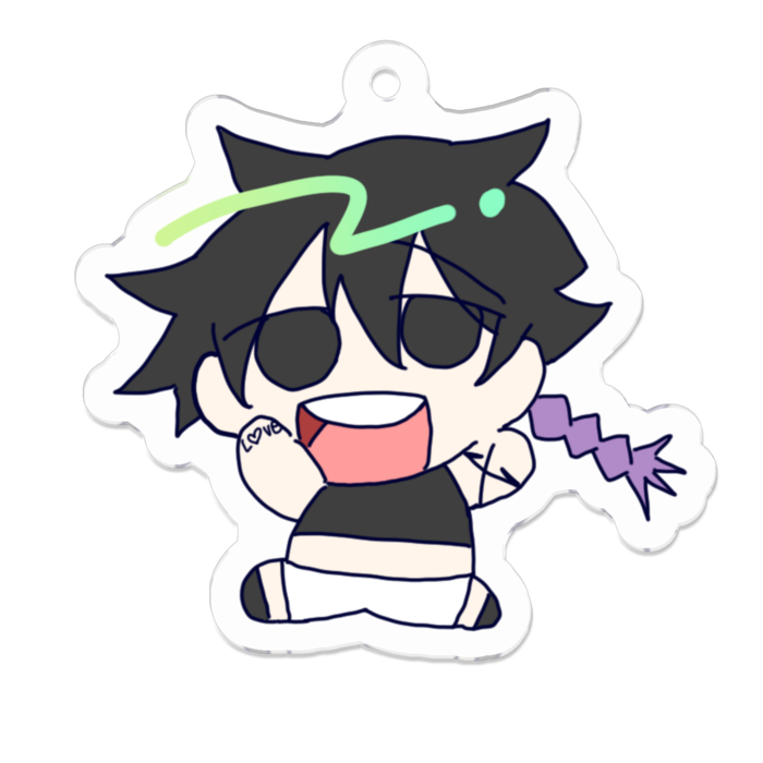 アクリルキーホルダー - 50 x 50 (mm)