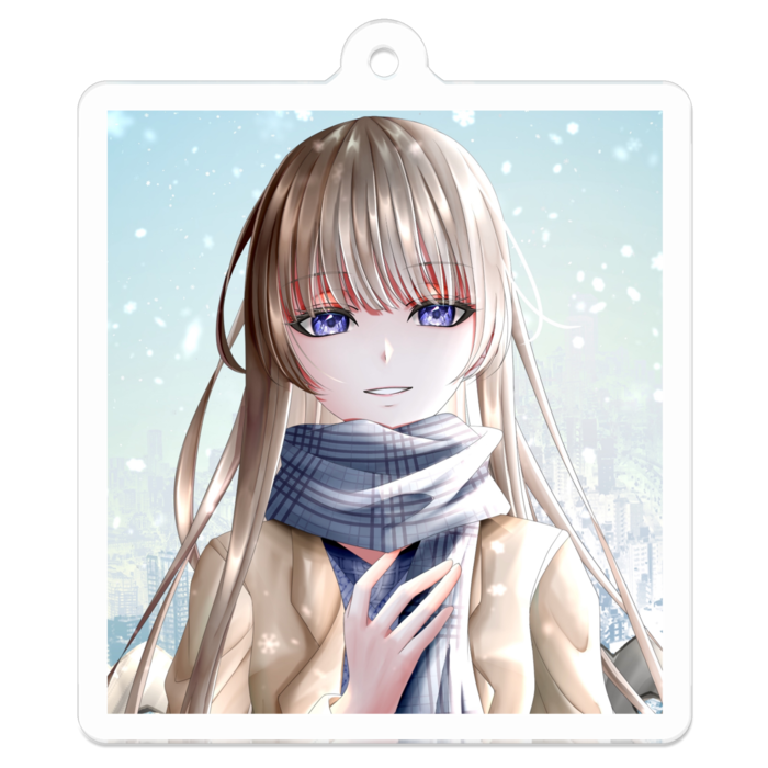 アクリルキーホルダー - 50 x 50 (mm)