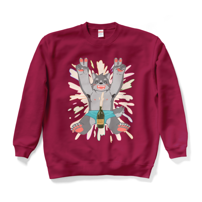 スウェット - XL - バーガンディ