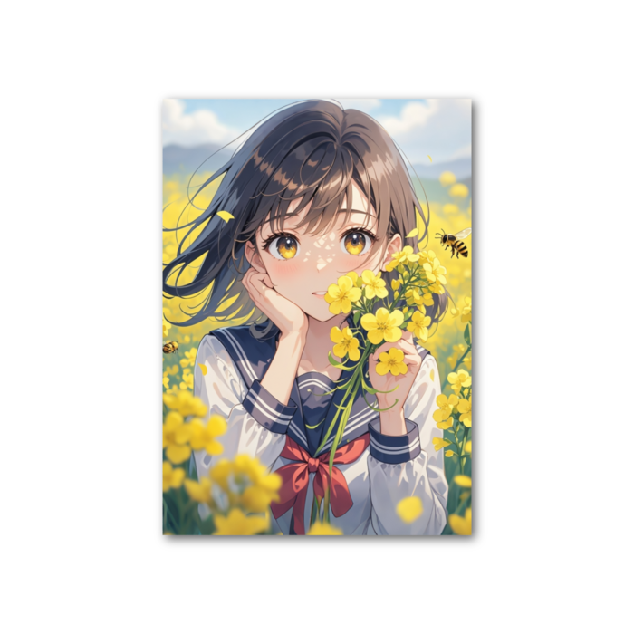 フォト風カード - 縦 - 片面
