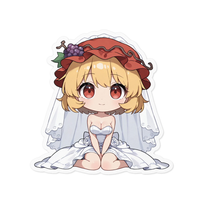 ステッカー - 100 x 100 (mm)(キャラのみ)