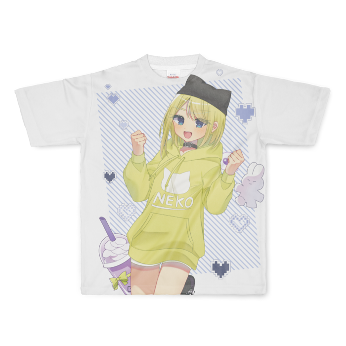 フルグラフィックTシャツ - L - 両面印刷
