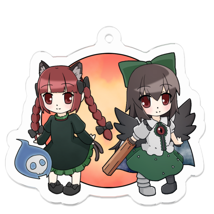 アクリルキーホルダー - 50 x 50 (mm)