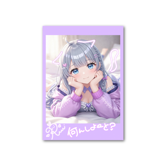 フォト風カード - 縦 - 片面