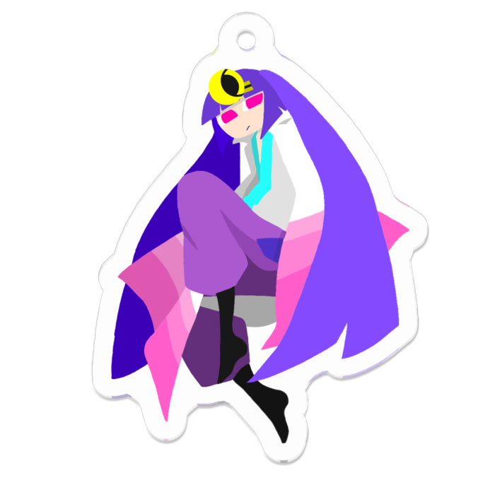 アクリルキーホルダー - 50 x 50 (mm)