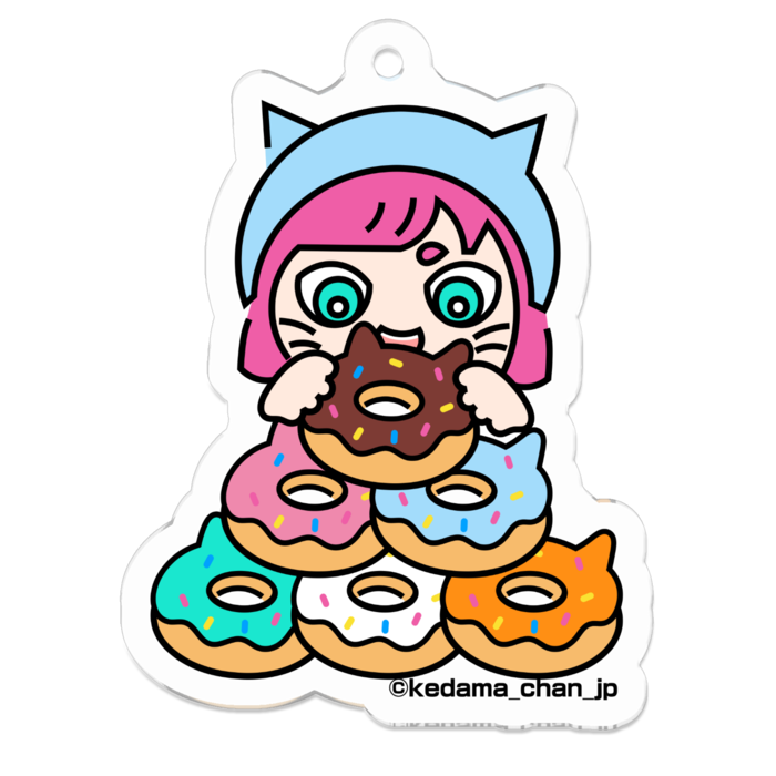 アクリルキーホルダー - 50 x 50 (mm)