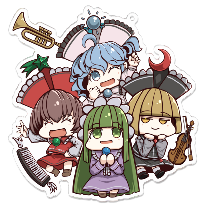 アクリルキーホルダー - 100 x 100 (mm)