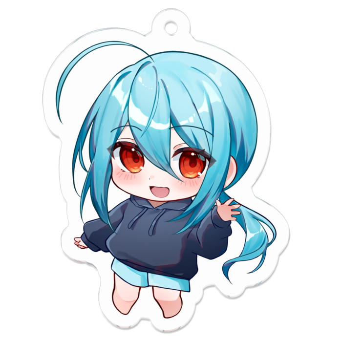 アクリルキーホルダー - 50 x 50 (mm)