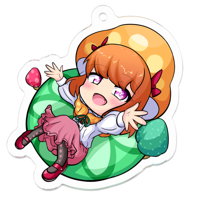 アクリルキーホルダー - 50 x 50 (mm)