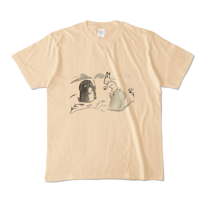 カラーTシャツ - M - ナチュラル (淡色)