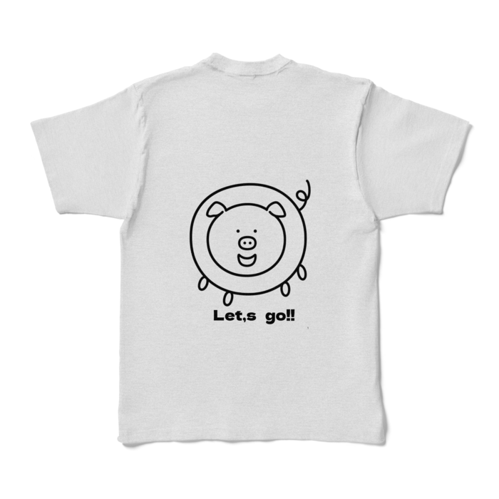 カラーTシャツ - XL - アッシュ (淡色)