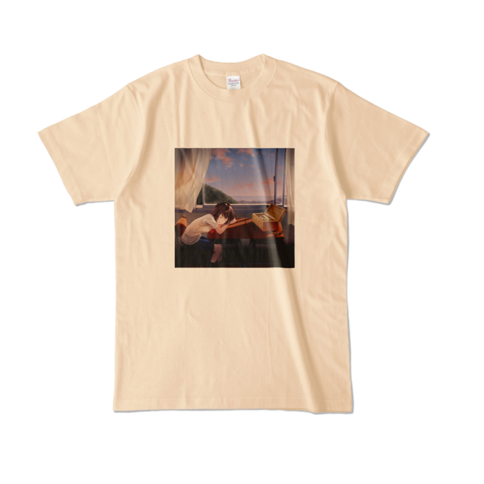 カラーTシャツ - L - ナチュラル (淡色)