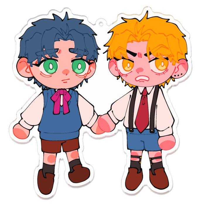 アクリルキーホルダー（コーティング） - 100 x 100 (mm)