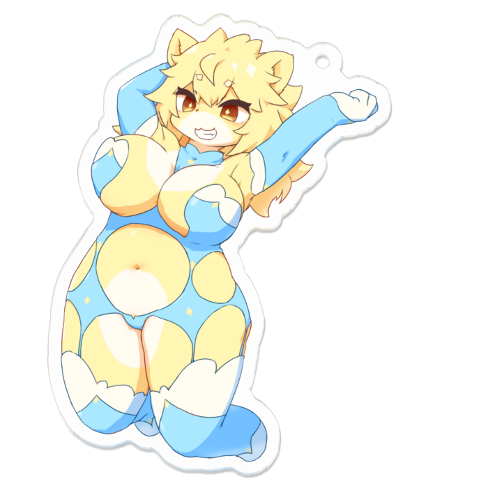 アクリルキーホルダー - 70 x 70 (mm)