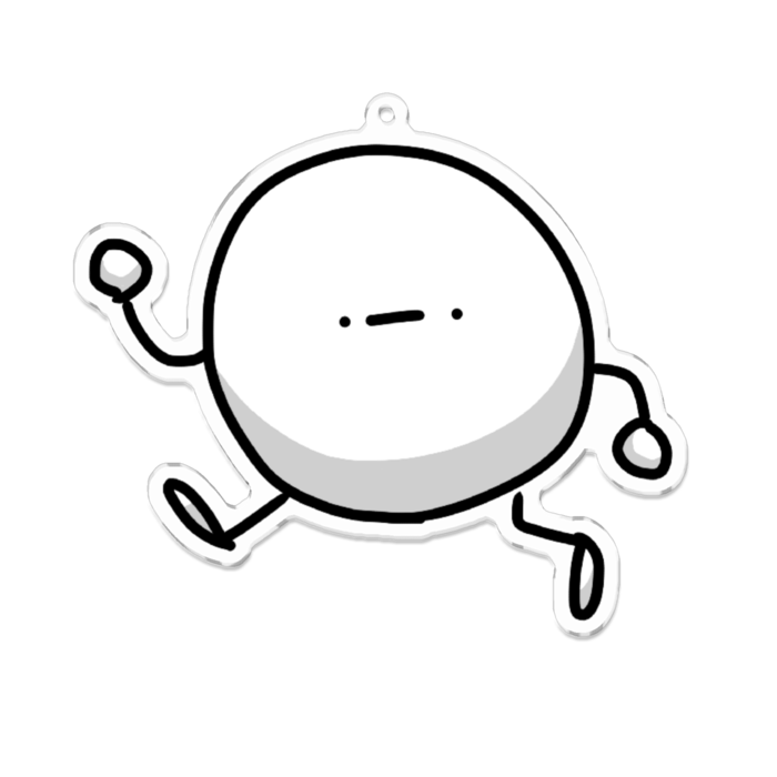 アクリルキーホルダー - 100 x 100 (mm)