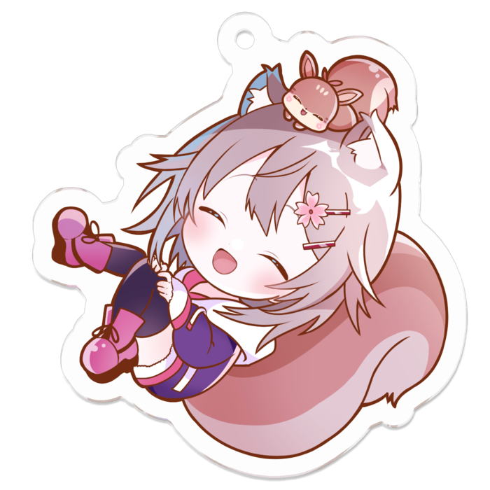 アクリルキーホルダー - 50 x 50 (mm)