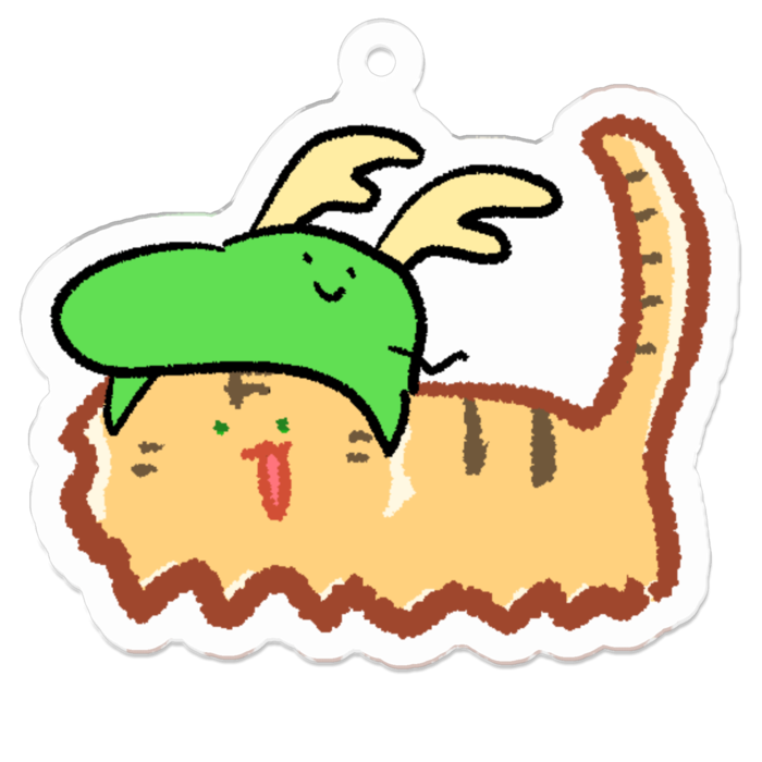 とら(どらごん) - 50 x 50 (mm)