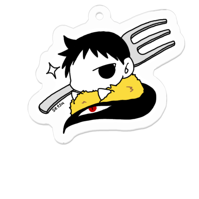 アクリルキーホルダー - 50 x 50 (mm)