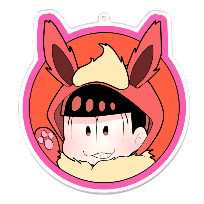 アクリルキーホルダー - 100 x 100 (mm)