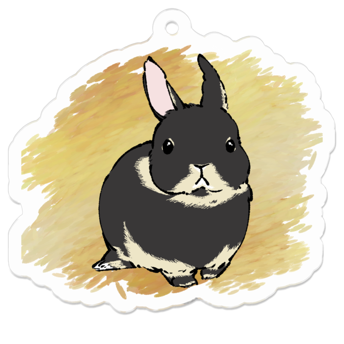 アクリルキーホルダー - 50 x 50 (mm)