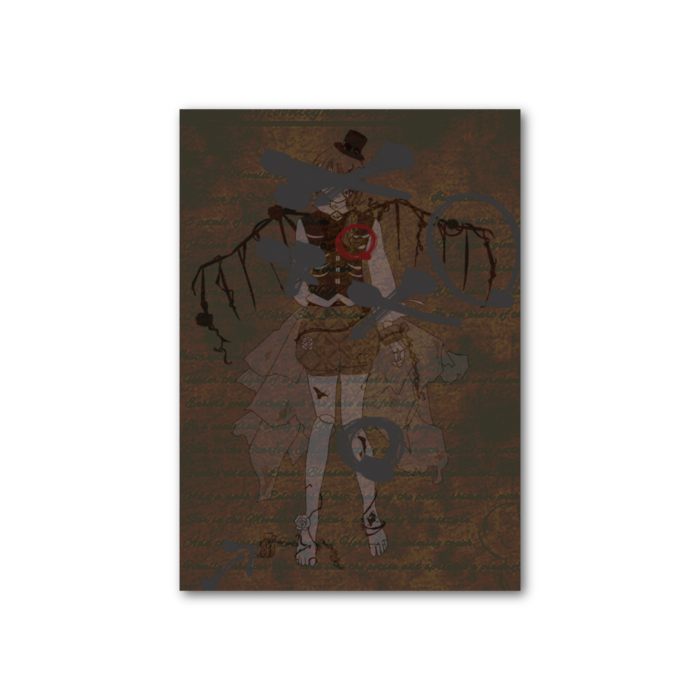 フォト風カード - 縦 - 片面