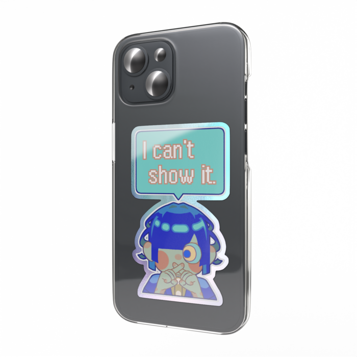 オーロラスマホステッカー - 縦