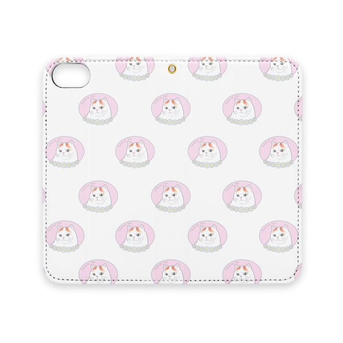 手帳型iPhoneケース(ベルトなし) - iPhone 8 / 7 - ストラップ穴 あり