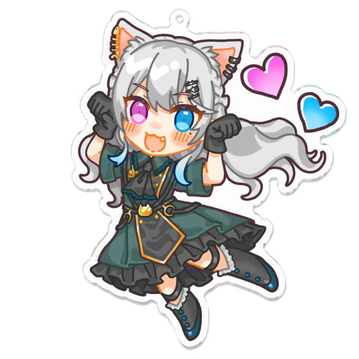 Lサイズ　アクリルキーホルダー - 100 x 100 (mm)